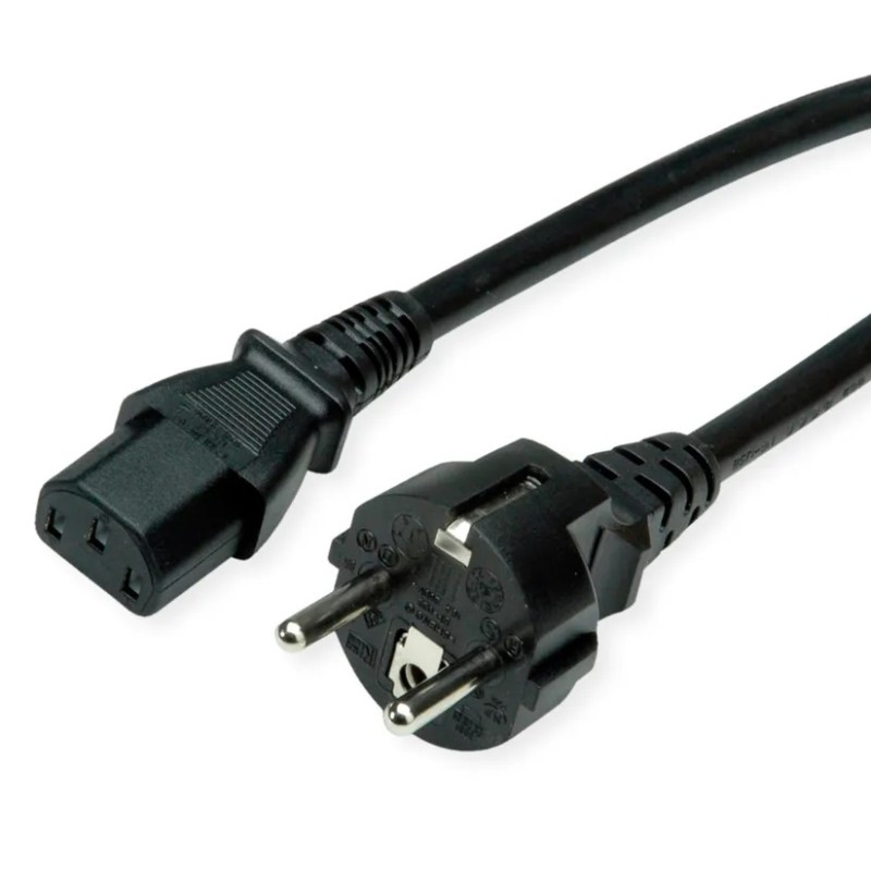 CABLE ALIMENTACION RED-CPU C13 0,6M NEGR