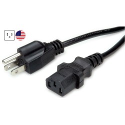 CABLE ALIMENTACION USA-C13...