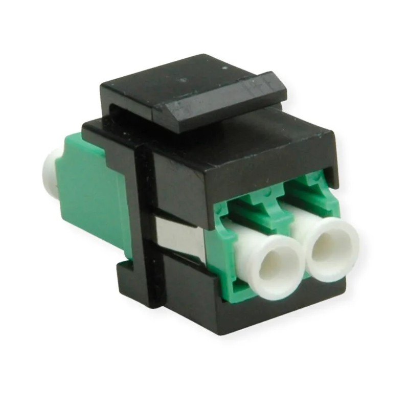 ADAPTADOR F.O. LC/APC DUPLEX SM KEYSTONE