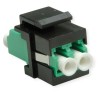 ADAPTADOR F.O. LC/APC DUPLEX SM KEYSTONE