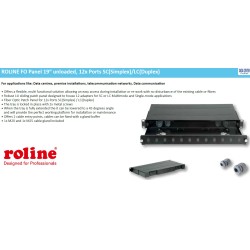 BANDEJA 19"1U 12xSC...