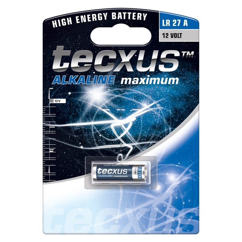 PILA ALKALINA 12V LR27 A27 TECXUS
