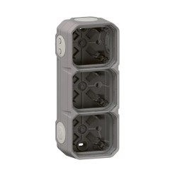 CAJA TRIPLE SUPERFICIE NEW PLEXO LEGRAND