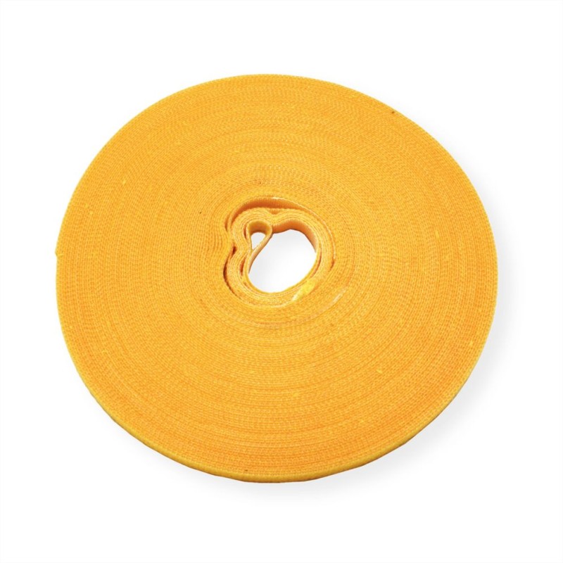ROLLO DE VELCRO 10mmX25MTS AMARILLO