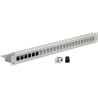 PANEL 19" 24P RJ45 VACIO+ GUIA CABLE GRI