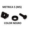 KIT TORNILLERIA PARA RACK 19" M5 NEGRO