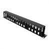 PASAHILOS 19" CON TAPA PRESION 1U 6cm N