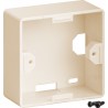 ROSETA SUPERFICIE 2xRJ45 SFTP CAT6A BEIG