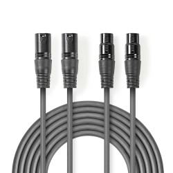 CABLE AUDIO 2 PAR 2xXLR3...