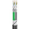 CABLE 2xFTP CAT6 FLEX NEGRO GOMA Int.V+G