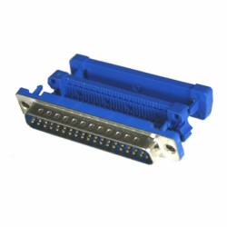 CONECTOR SUB-D 37 MACHO CABLE PLANO AZ