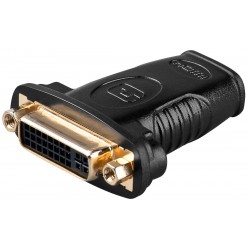 ADAPTADOR HDMI HEMBRA-DVI-D HEMBRA ORO