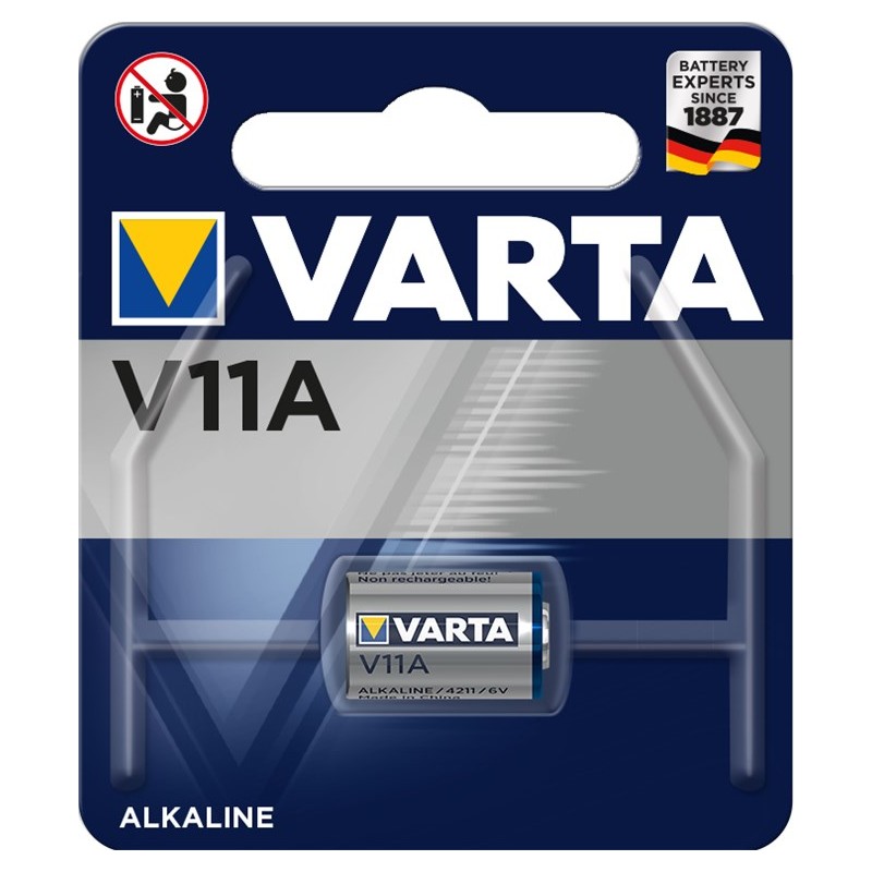 PILA ALKALINA 6V LR11 V11A VARTA PACK 1u