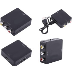 ADAPTADOR HDMI HEMBRA 3xRCA HEMBRA