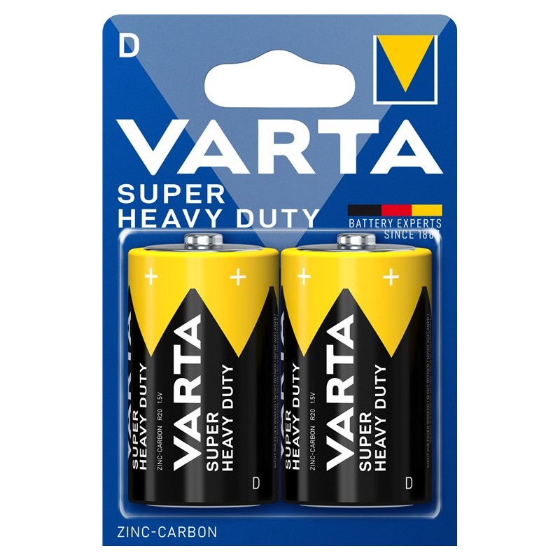 PILA ALKALINA 1,5V LR20D PACK2 UNIT VART