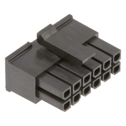 CAJA HEMBRA RECEPTACULO MINIFIT 12V 3mm