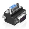 ADAPTADOR VGA DB15HD M-H CODO 90º