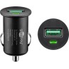 ALIMENTADOR MECHERO USB 3A QC3.0 RAPIDO