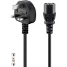 CABLE ALIMENTACION UK-C13 H 1,5M NEGRO