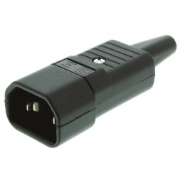 CONECTOR ALIMENTACION C14 MACHO SCHURTER