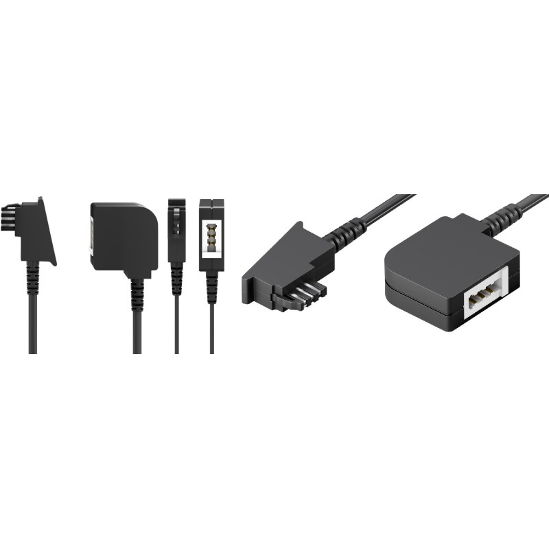 CABLE TELEFONICO TAE-M TAE-F  4 PIN 6M