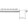 REGLETA 6 TOMAS SCHUKO SININTBLANCA 1,5M