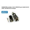 CONECTOR 1.0/2.3 MACHO 0.6/2.8 12G RECTO