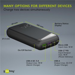 POWERBANK 20.000 mAh SLIM 2...