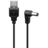 CABLE USB A MACHO-JACK DC 5,5X2,1mm 1M