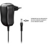 ALIMENTADOR UNIVERSAL 12V 1A 12W NEGRO