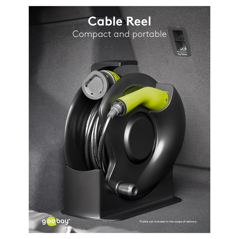 ENROLLADOR CABLE COCHE ELECTRICO TYPE 2
