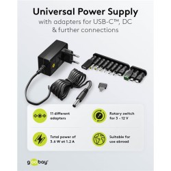 ALIMENTADOR UNIVERSAL 3-12V...