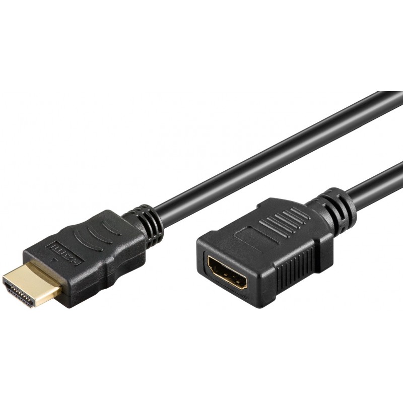 Vention Cable Alargador HDMI 4K Macho/Hembra 1m Negro