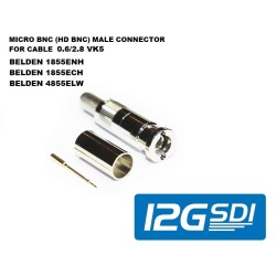 CONECTOR MICRO BNC MACHO...