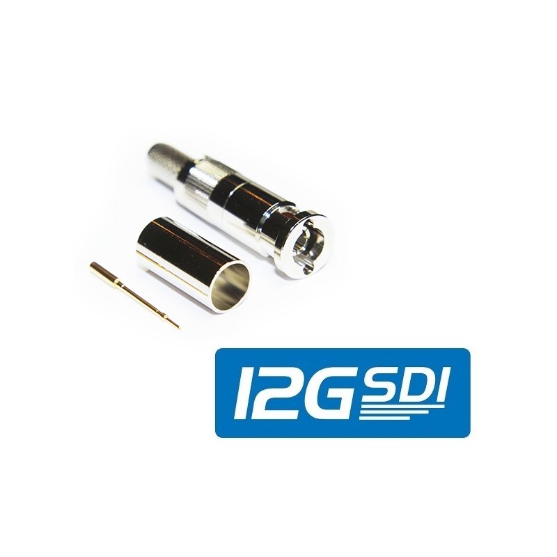 CONECTOR MICRO BNC MACHO 0.8/3.7 12G