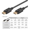 CABLE DISPLAYPORT M-M 8K V.2.1 1M 8K@120