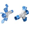 ADAPTADOR CETAC 16A 2P+T M-3x16A 2P+T H