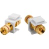 ADAPTADOR BANANA 4mm KEYSTONE H-H ROJO