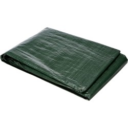 LONA POLIETILENO VERDE con ojales 4x6mts