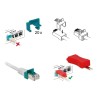 BLOQUEO SEGURIDAD RJ45 MACHO 20u/ DELOCK
