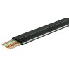 CABLE TELEFONICO PLANO 8 VIAS NEGRO
