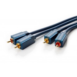 CABLE 2xRCA M-M 5MTS AZUL...