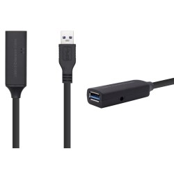 CABLE USB A 3.0 M-H AMPLIFICADO 5M V3.0