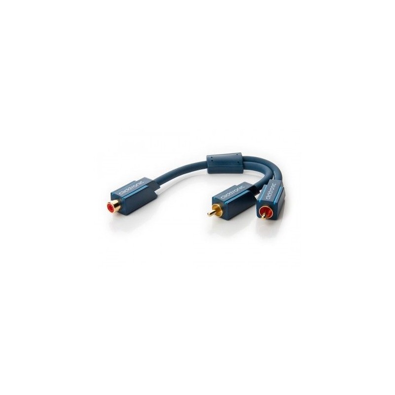 ADAPTADOR 1XRCA H A 2XRCA M CLICKTRONIC