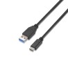 CABLE USB 3.1 TIPO A M-USB C M 1M NEGRO