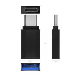 ADAPTADOR USB 3.2 gen2 A H-USB C M ALU