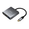 ADAPTADOR USB C M-HDMI+1XUSB+1XUSB C