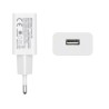ALIMENTADOR 220V 1xUSB 2A BLANCO