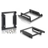 ADAPTADOR METALICO 3.5" a 2x2.5" HD SSD