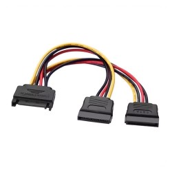 CABLE ALIMENTACION DOBLE SATA 20cm